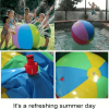 Funny Inflatable Spray  Sprinkler Ball Summer Outdoor Swimming Pool Beach Play The Lawn Balls Playing Toys 75cm/29.53inch