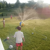 Funny Inflatable Spray  Sprinkler Ball Summer Outdoor Swimming Pool Beach Play The Lawn Balls Playing Toys 75cm/29.53inch