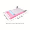 PVC Inflatable 2-person Pink Floating Row, Foldable Swimming Floats For Men And Women Party Pool Beach Sea Summer