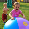 Funny Inflatable Spray  Sprinkler Ball Summer Outdoor Swimming Pool Beach Play The Lawn Balls Playing Toys 75cm/29.53inch