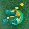2pc Summer Outdoor Dinosaur Sprinkler Rotatable Water Spray Tyrannosaurus Rex Toys ,Kids Boys And Girls Outdoor Water Playing Toys