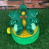 2pc Summer Outdoor Dinosaur Sprinkler Rotatable Water Spray Tyrannosaurus Rex Toys ,Kids Boys And Girls Outdoor Water Playing Toys