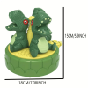 2pc Summer Outdoor Dinosaur Sprinkler Rotatable Water Spray Tyrannosaurus Rex Toys ,Kids Boys And Girls Outdoor Water Playing Toys