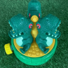2pc Summer Outdoor Dinosaur Sprinkler Rotatable Water Spray Tyrannosaurus Rex Toys ,Kids Boys And Girls Outdoor Water Playing Toys
