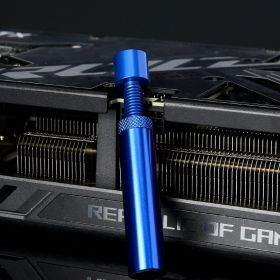 Small Chassis Graphics Card Bracket (Option: Blue Long)
