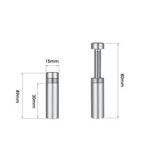 Small Chassis Graphics Card Bracket (Option: Silver Medium)