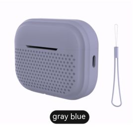 Silicone Pro2 Generation Earphone Sleeves (Option: Gray Blue-Airpods Pro)