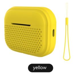 Silicone Pro2 Generation Earphone Sleeves (Option: Yellow-Airpods Pro)