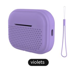 Silicone Pro2 Generation Earphone Sleeves (Option: Violet-Airpods Pro)