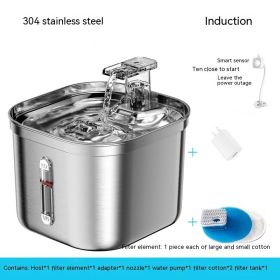 Stainless Steel Automatic Water Feeder (Option: Induction-Australian Standard Adapter)