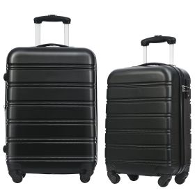 Luggage Sets of 2 Piece Carry on Suitcase Airline Approved,Hard Case Expandable Spinner Wheels (Color: as Pic)