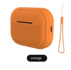 Silicone Pro2 Generation Earphone Sleeves (Option: Orange-Airpods Pro)